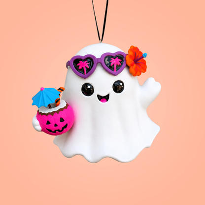Sunny Boo the Ghost Ornament + Collector's Card