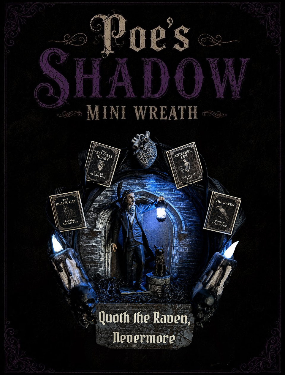 Poe's Mystery Box of Curiosities + Chance to Win Poe Mini Wreath + Limited Edition Illustrated Book