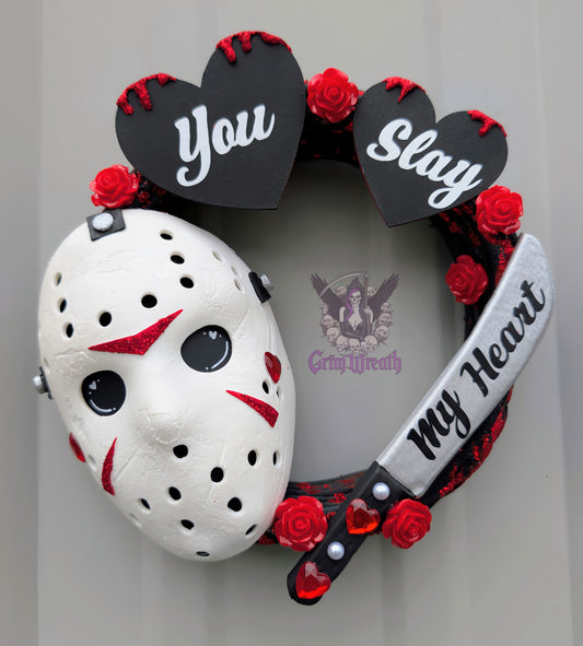 Slay My Heart Mini Wreath