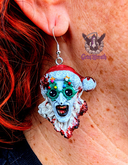 Terrifying Christmas Earrings
