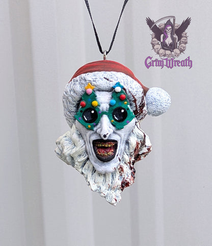 Santa Art Ornament