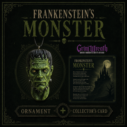 Frankenstein's Monster Ornament + Collector's Card