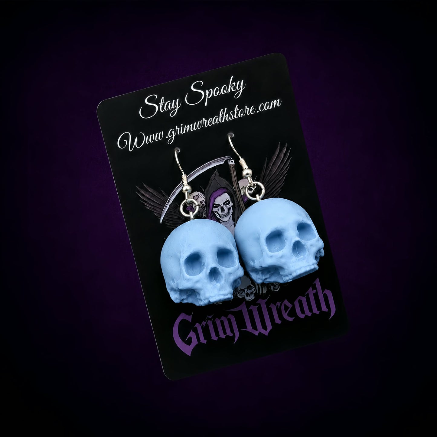 Pastel Skull Earrings