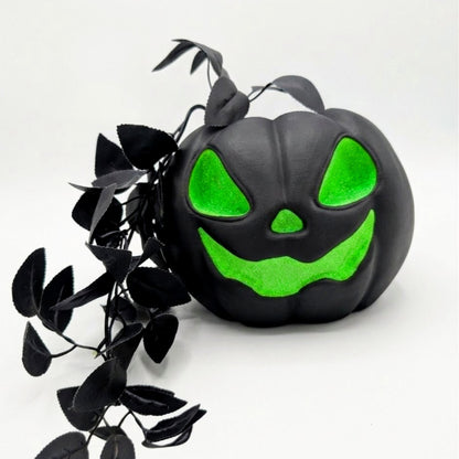Hot Ghoul Glitter Pumpkin Planter