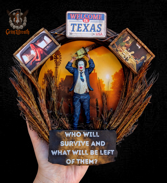 The Saw is Family Mini Wreath