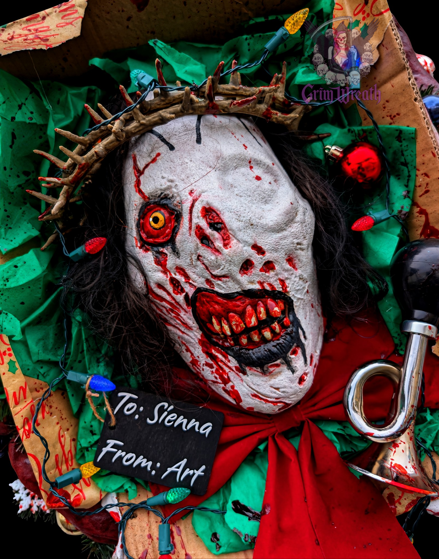 Terrifying Christmas (26x26) Wreath