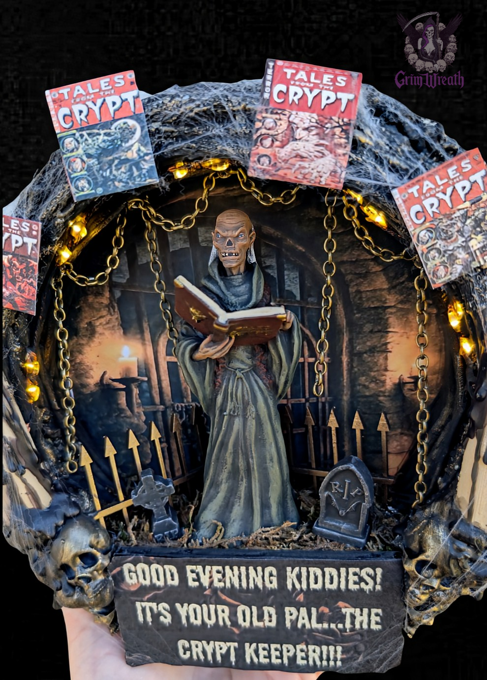 Boils and Ghouls Mini Wreath