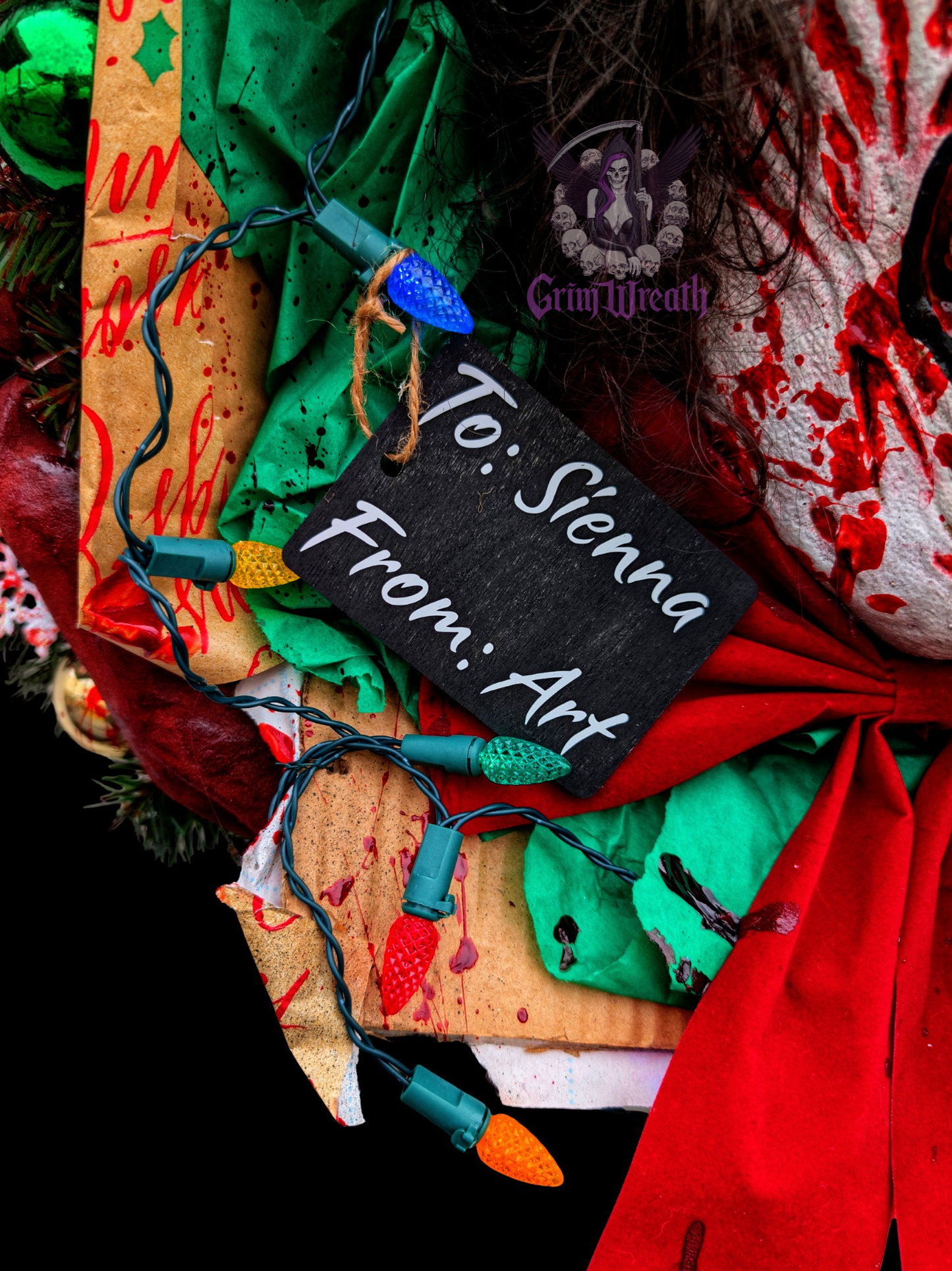 Terrifying Christmas (26x26) Wreath