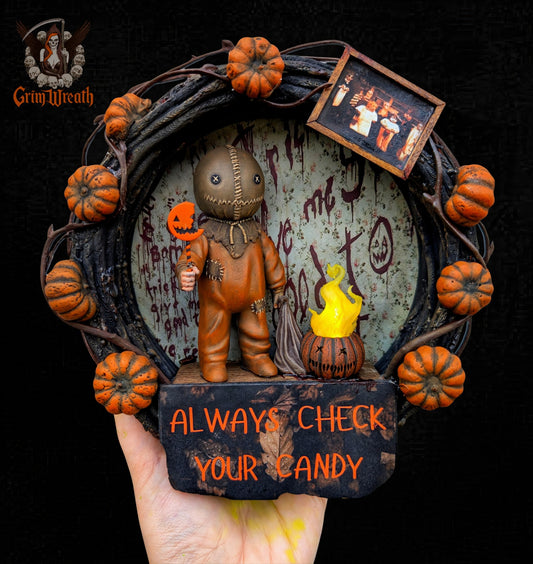 Tricks and Treats Mini Wreath