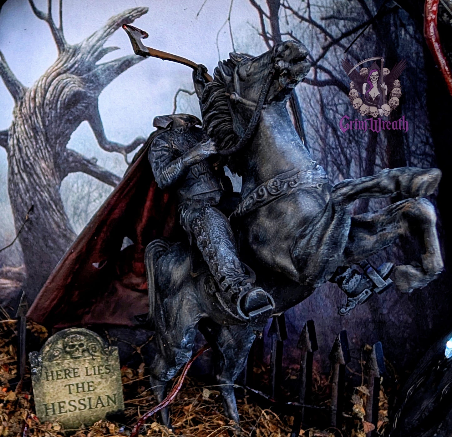 Blood Moon Ride Mini Wreath