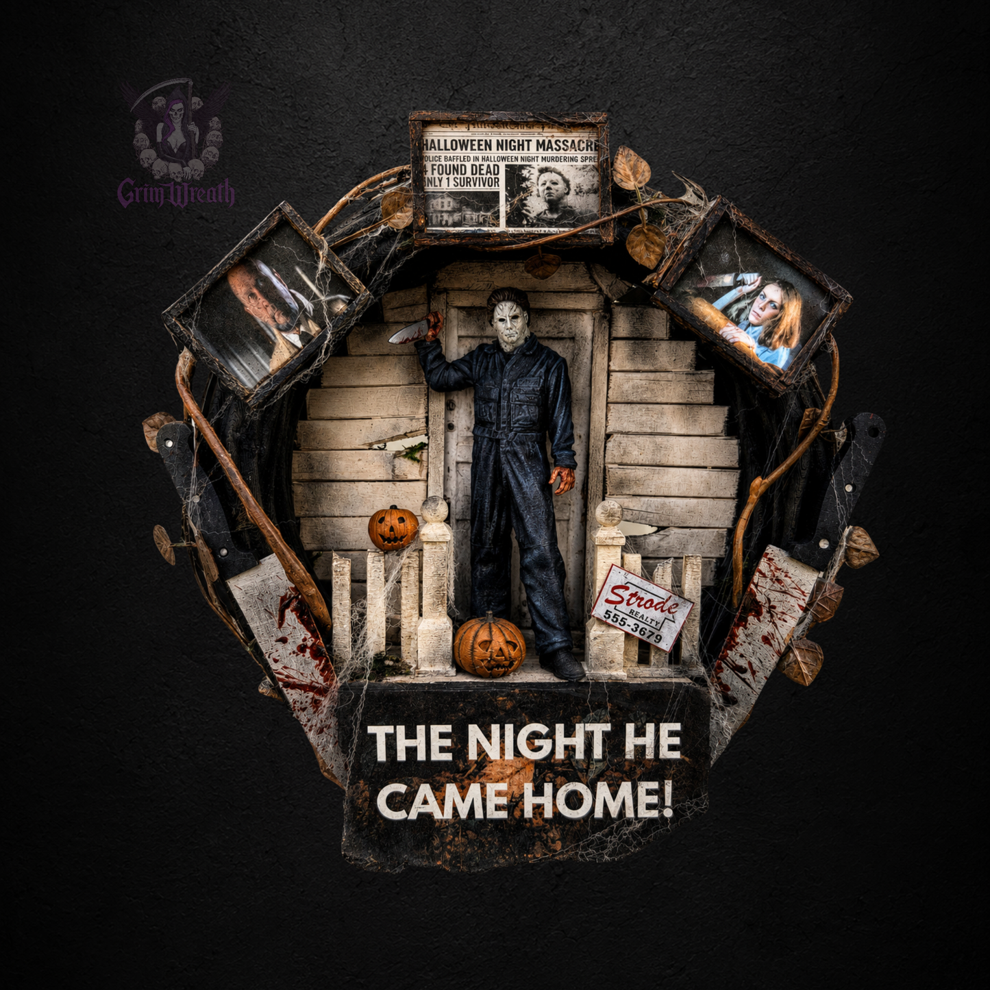 The Night He Came Home Mini Wreath