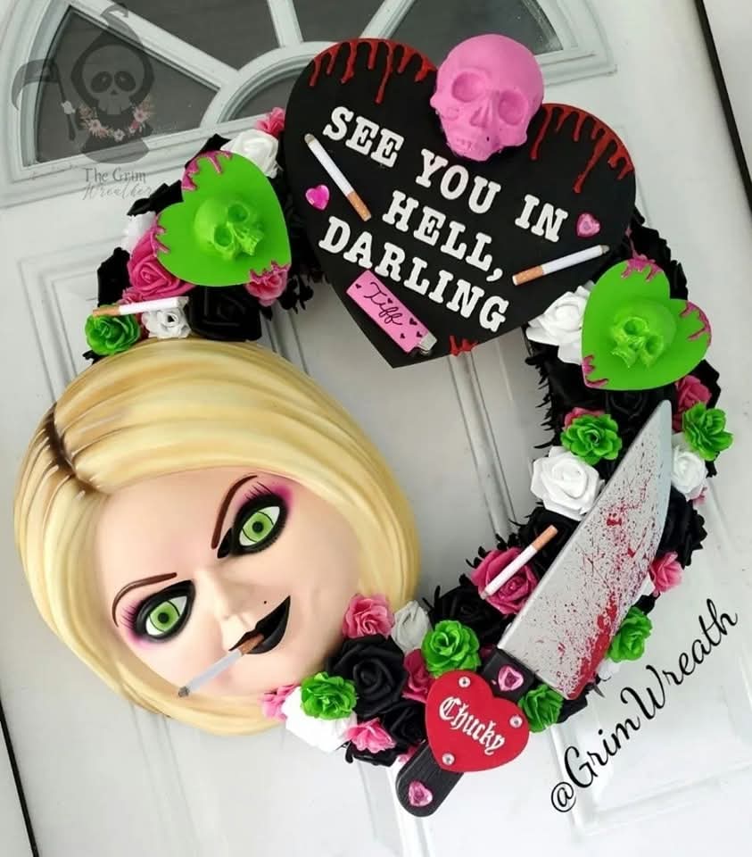 See You in Hell Wreath