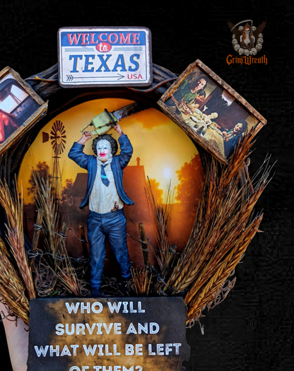 The Saw is Family Mini Wreath