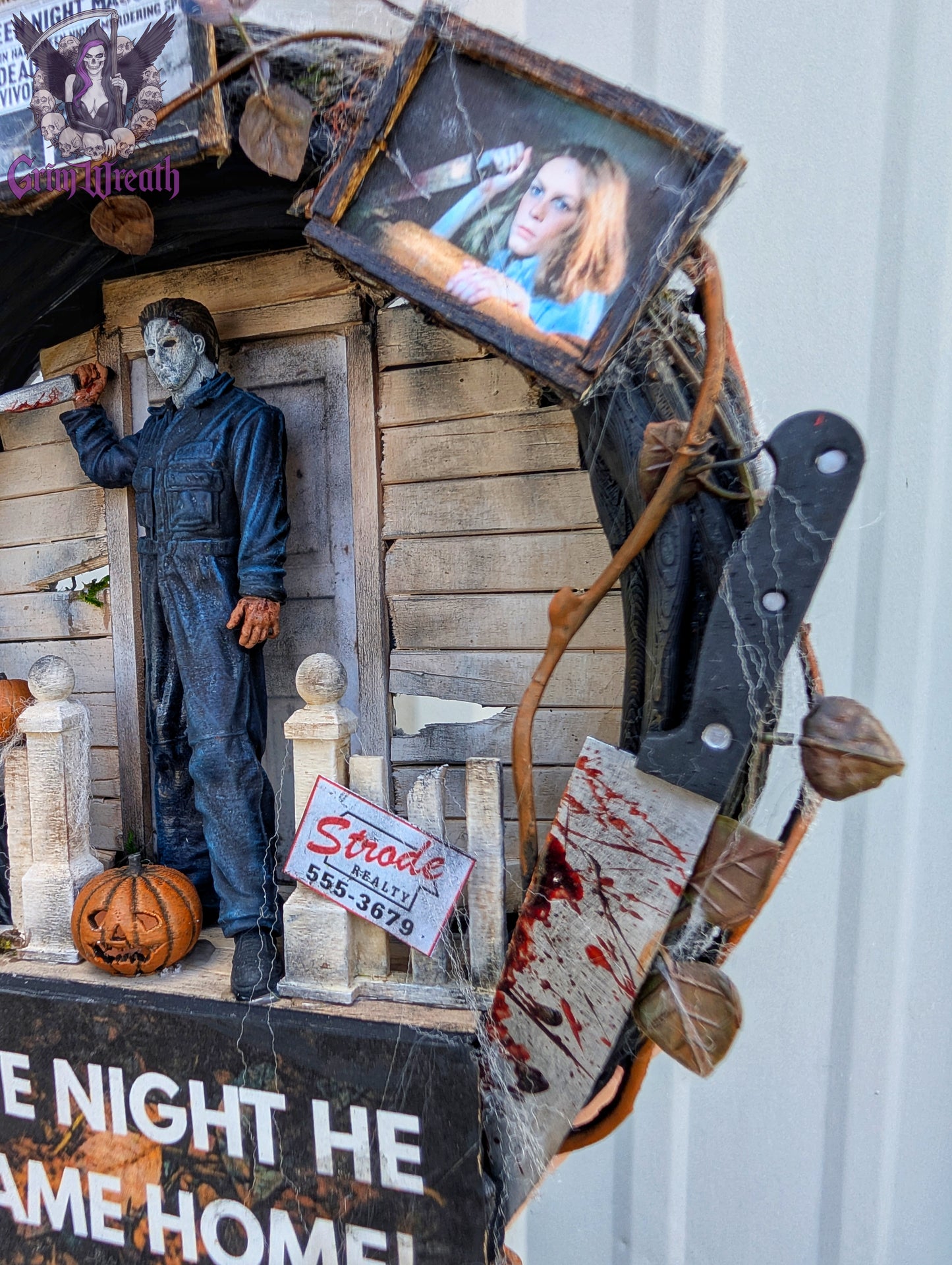 Horror in Haddonfield Mini Wreath