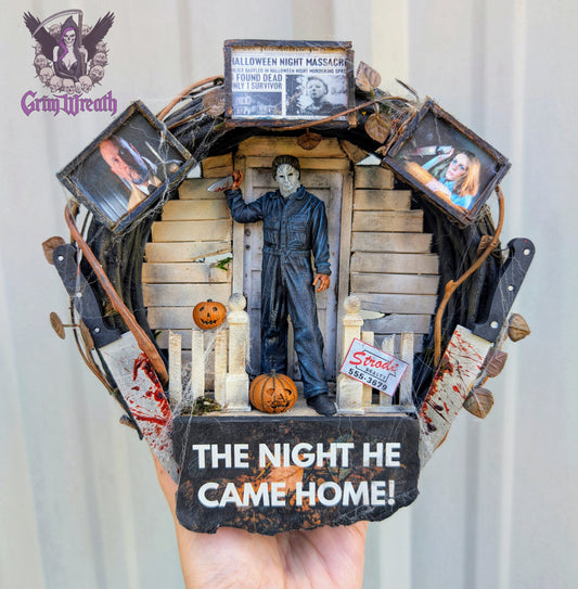 Horror in Haddonfield Mini Wreath