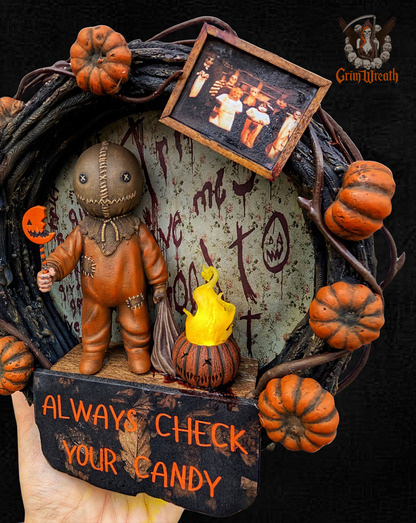 Tricks and Treats Mini Wreath