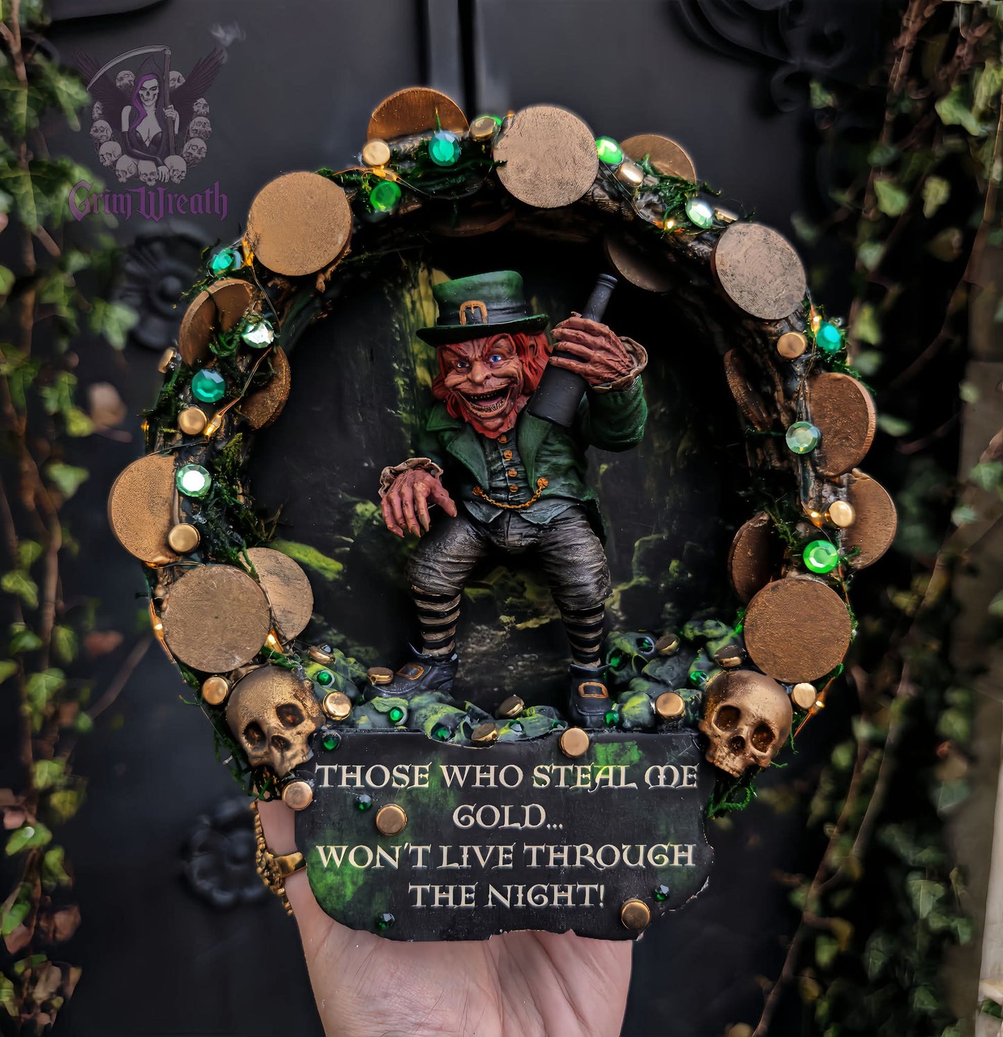 Wicked Luck Mini Wreath