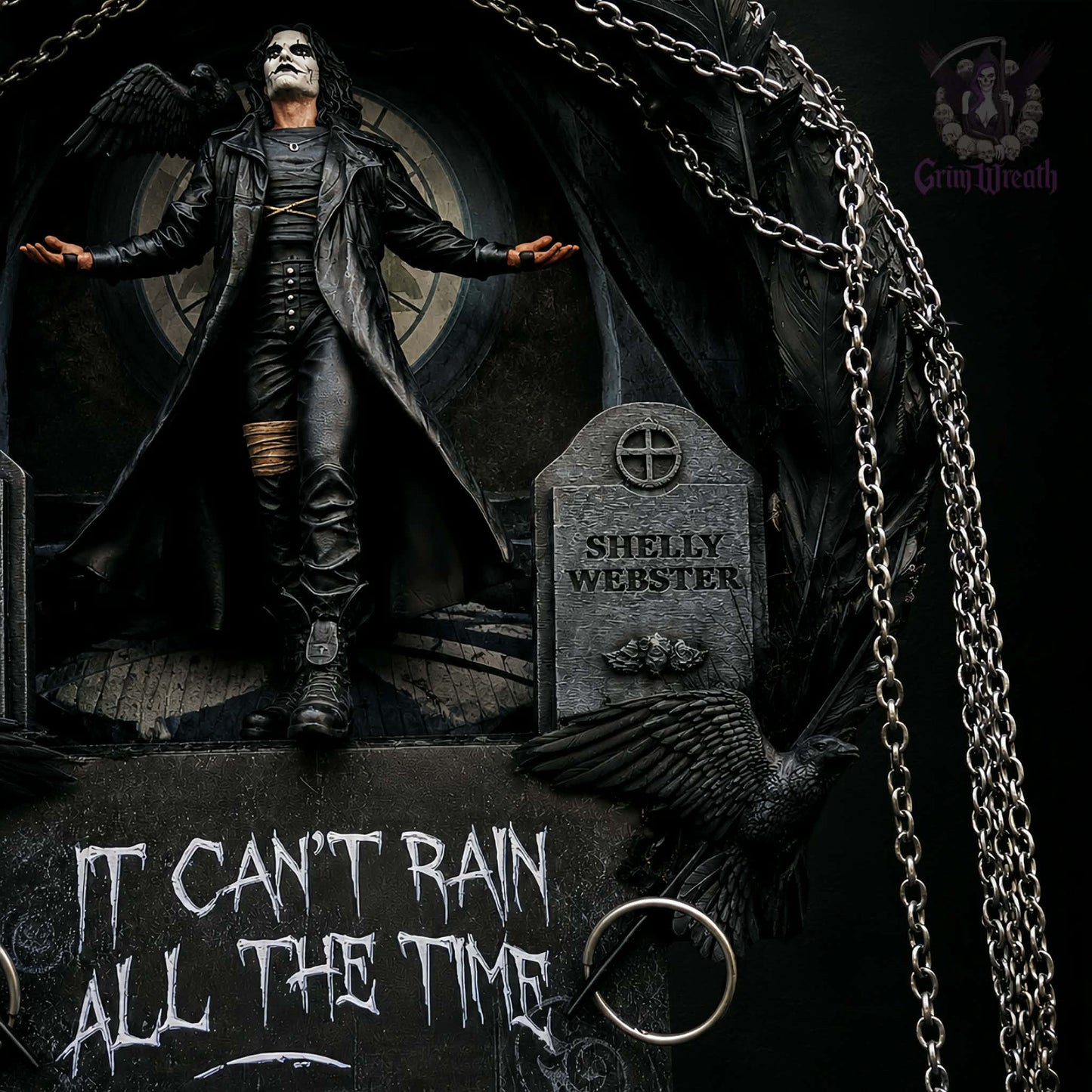 It Can't Rain All the Time Mini Wreath + Collector's Card