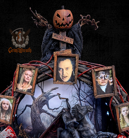 Blood Moon Ride Mini Wreath