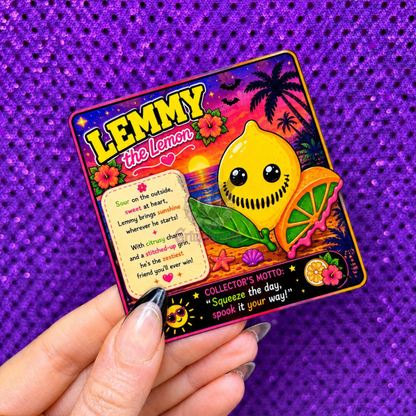 Lemmy the Lemon Ornament + Collector's Card