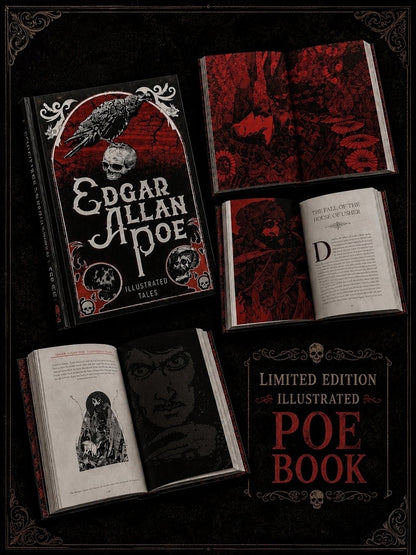 Poe's Mystery Box of Curiosities + Chance to Win Poe Mini Wreath + Limited Edition Illustrated Book