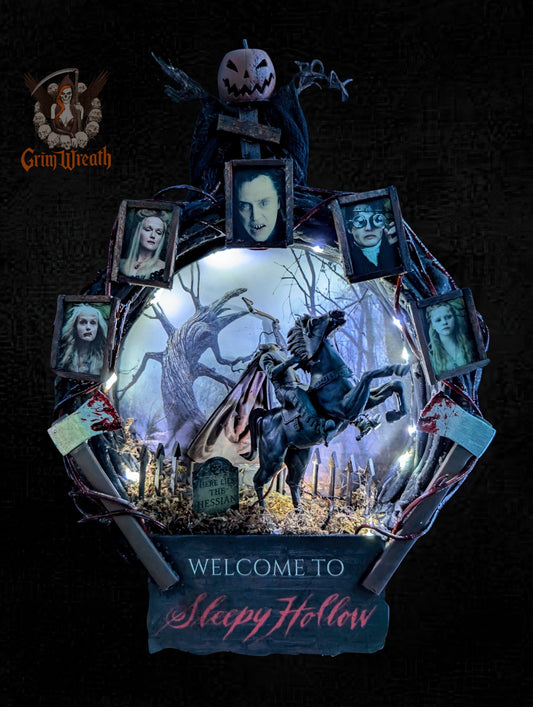 Blood Moon Ride Mini Wreath