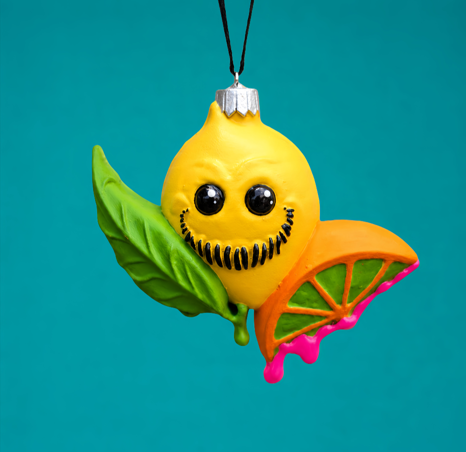 Lemmy the Lemon Ornament + Collector's Card