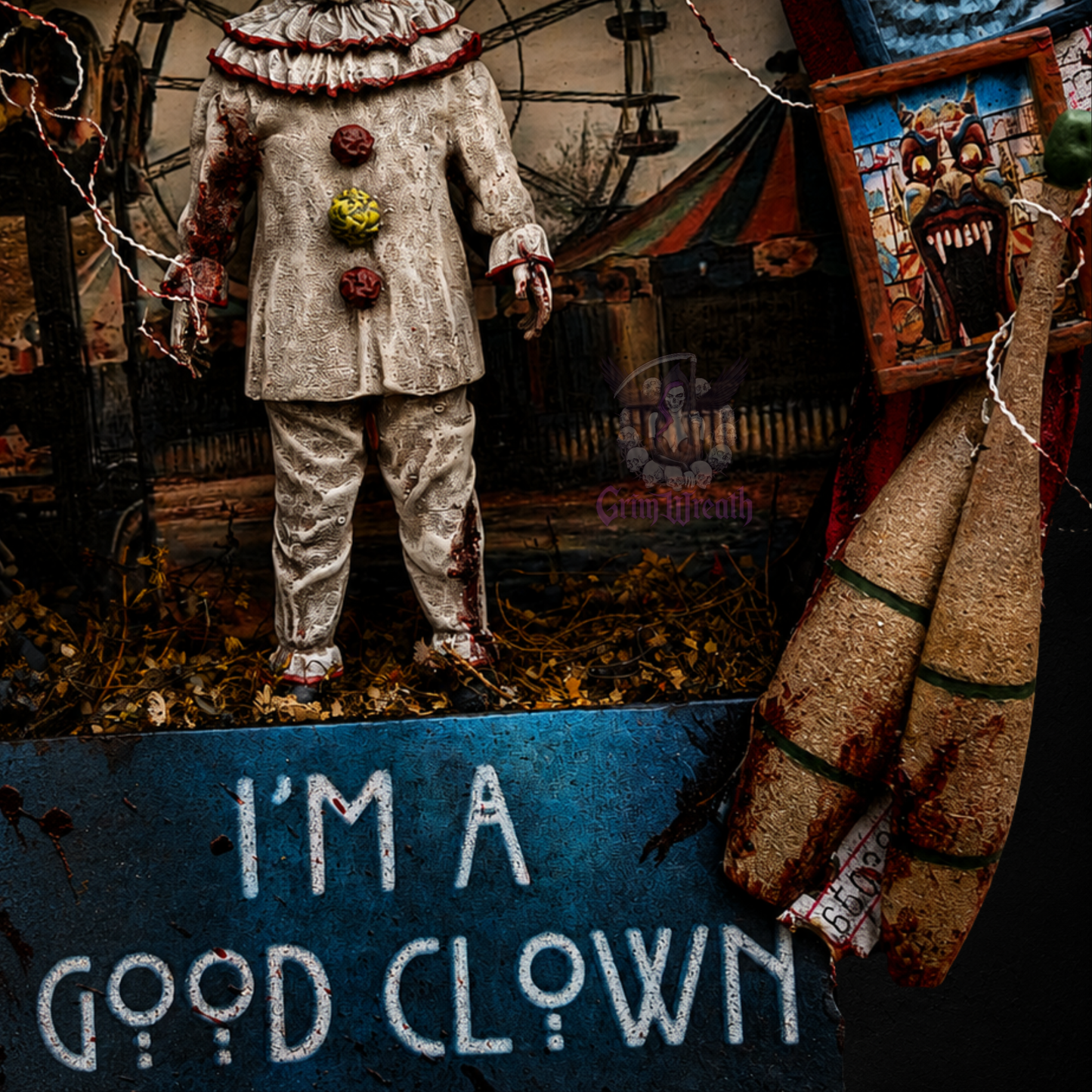 Good Clown Mini Wreath
