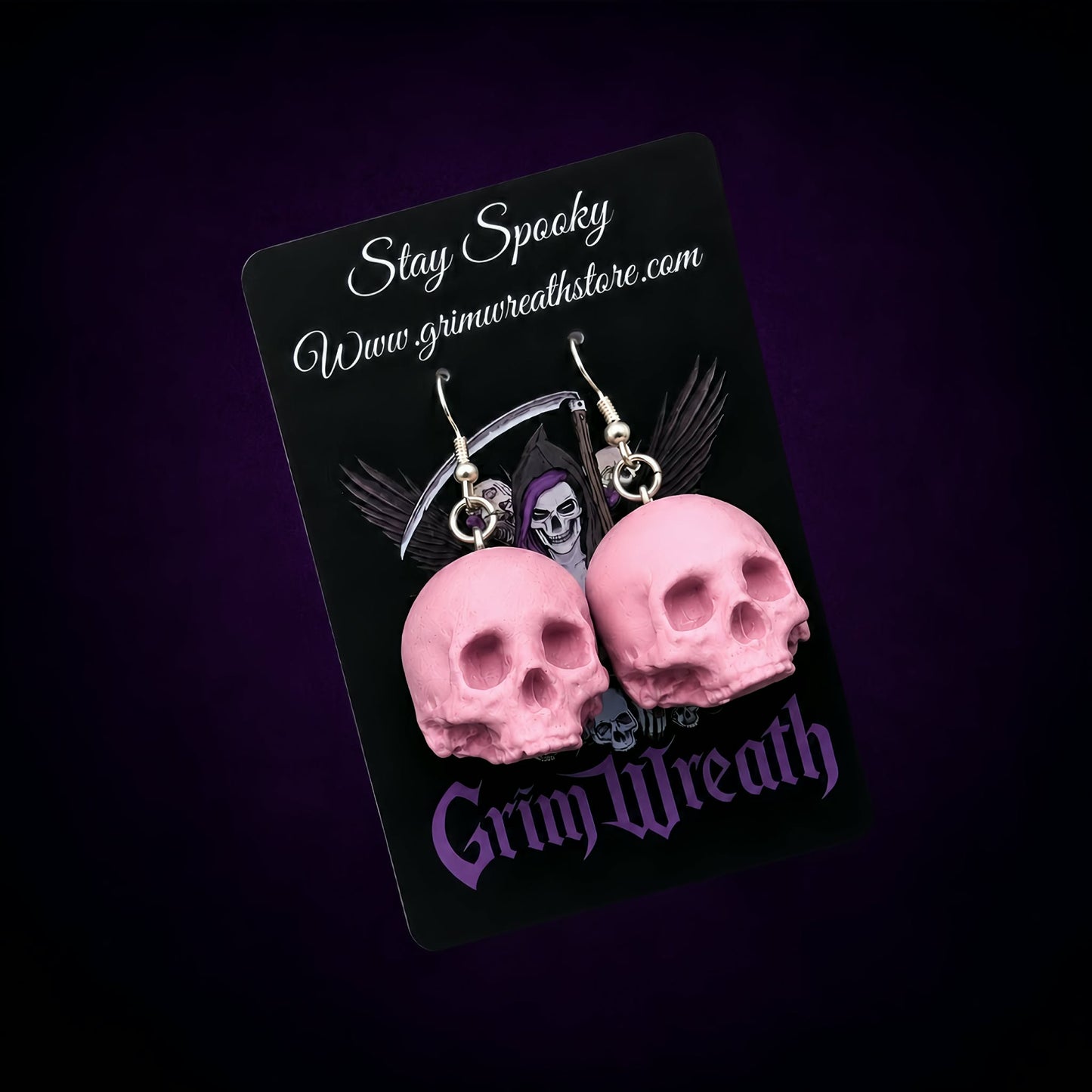 Pastel Skull Earrings