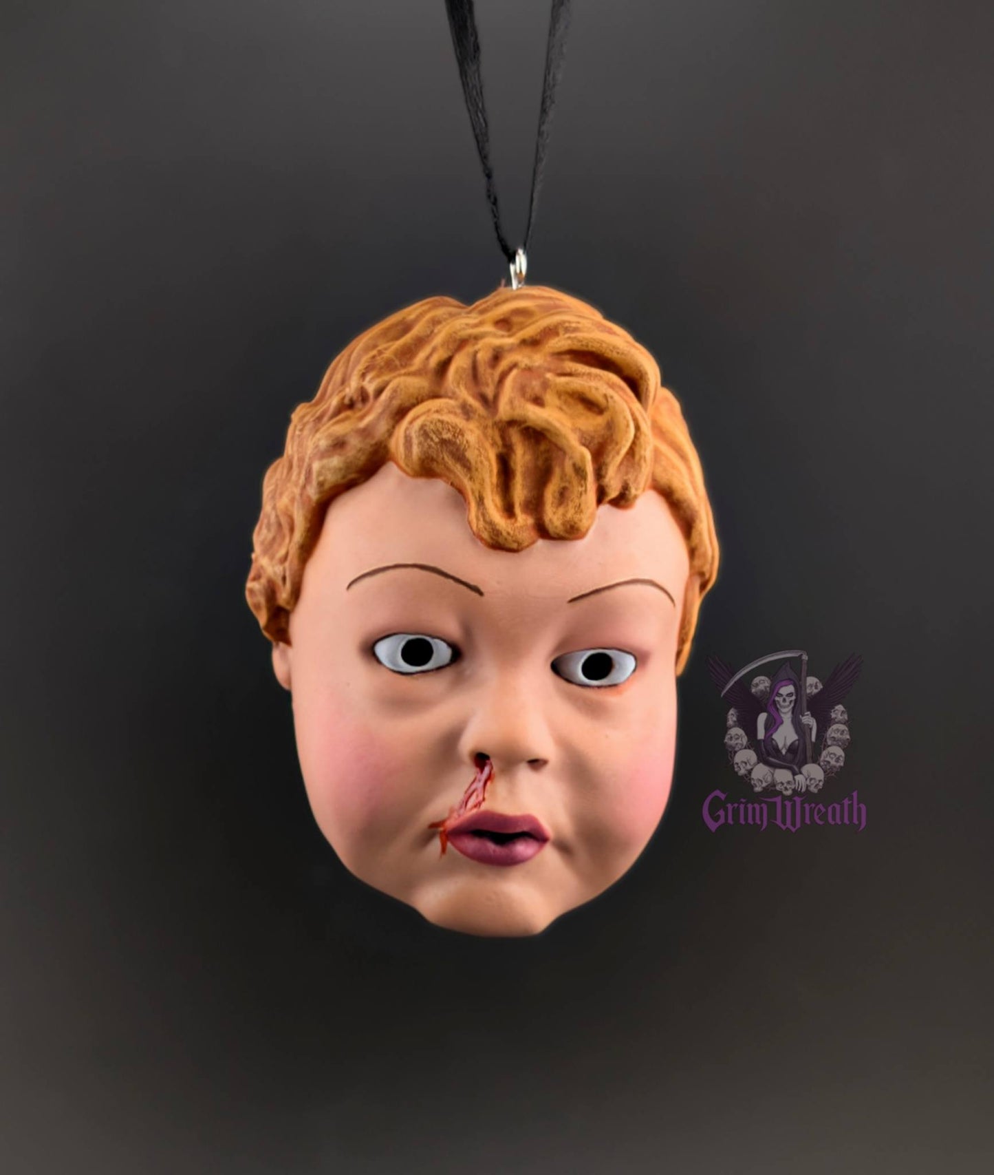 Cupid Mask Killer Ornament