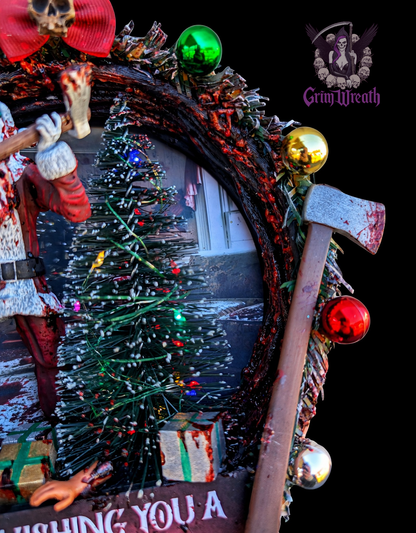 Terrifying Christmas Mini Wreath