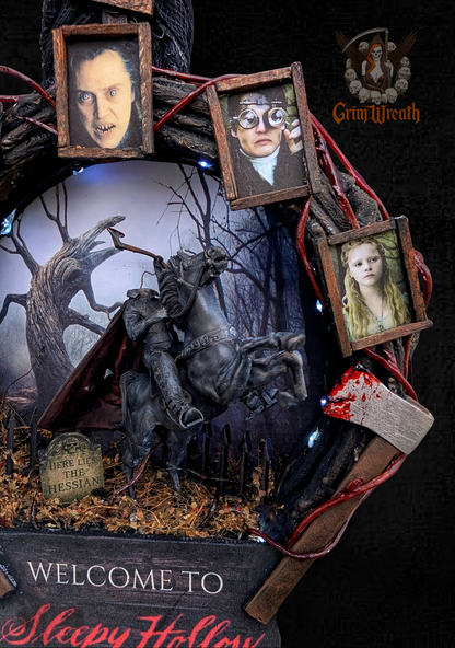 Blood Moon Ride Mini Wreath