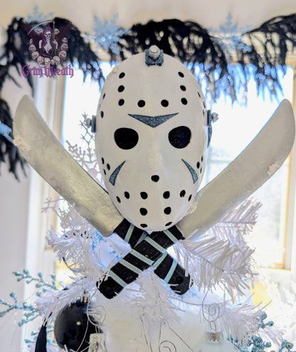 Slashing Through the Snow Tree Topper