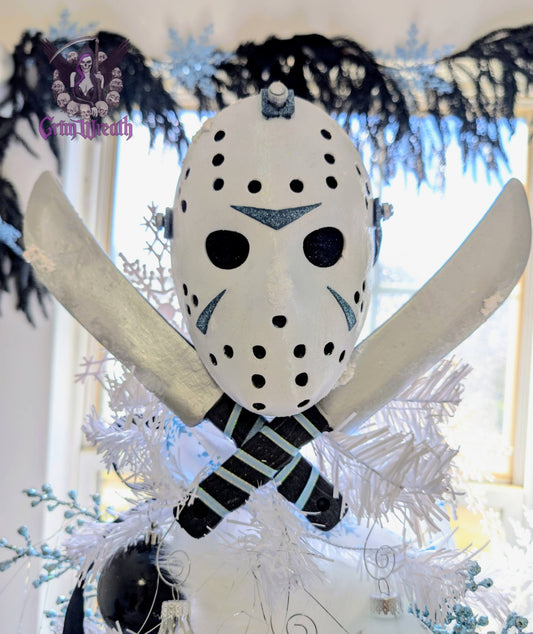 Slashing Through the Snow Tree Topper