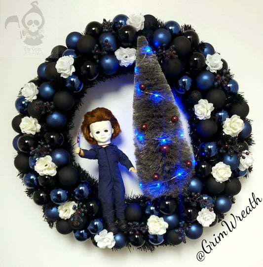 Myers Christmas Doll Wreath